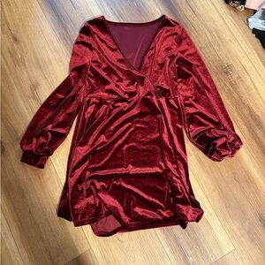 velvet dress
